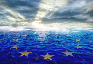 EU hvězdy na moři