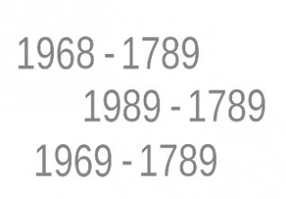 1789 --- 1989