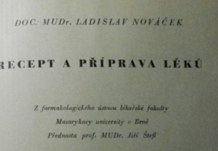 Nováček Recept a příprava léků 