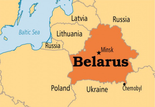belorusko mapa