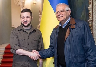 borrell zelenskyj ilustrace