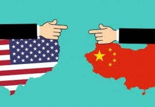 china usa ilustrace