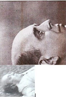 Hlava lJana Masaryka před smrti a po smrti 